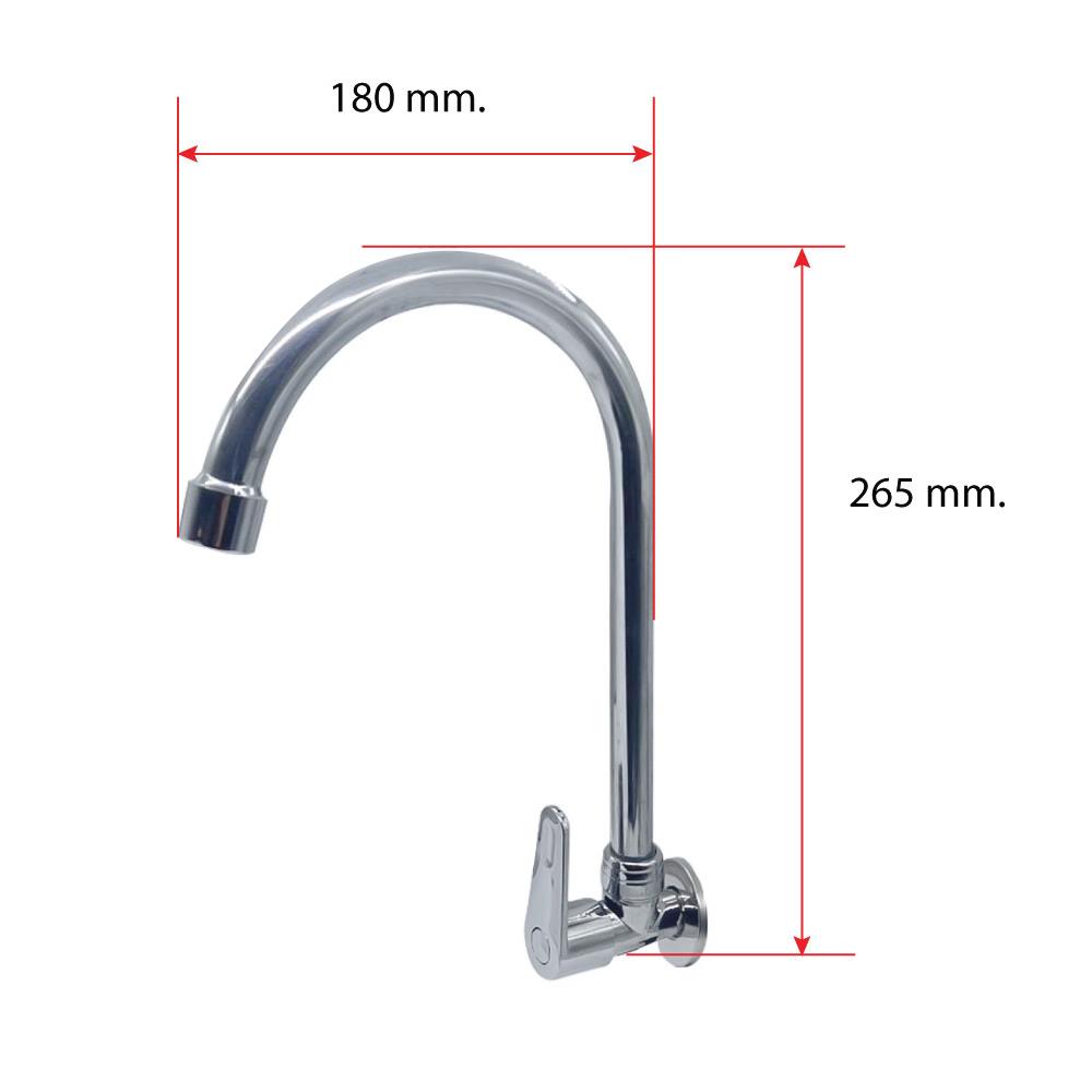 ก๊อกซิงค์เดี่ยวติดผนัง HOEN EN-7404