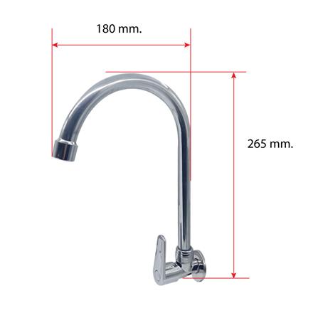 ก๊อกซิงค์เดี่ยวติดผนัง HOEN EN-7404_2