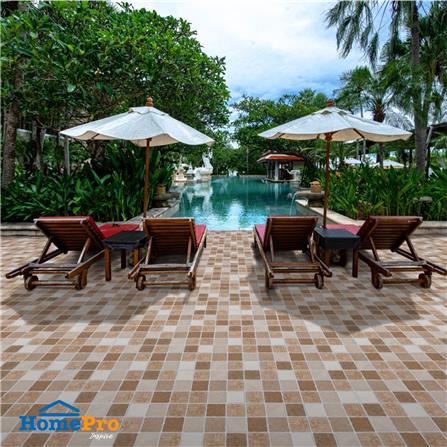 กระเบื้องพื้น 12x12 นิ้ว ภูผา เวต้า สโตน น้ำตาล PM 1M2_4