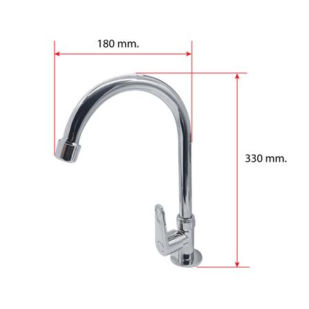 ก๊อกซิงค์เดี่ยวเคาน์เตอร์ HOEN EN-7405_3