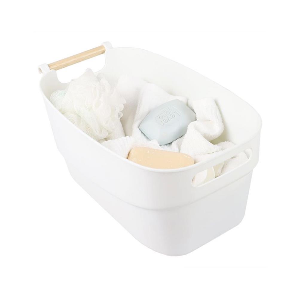 กล่องเก็บของด้ามไม้ KECH 14.5x27x12 ซม. ไซซ์ S