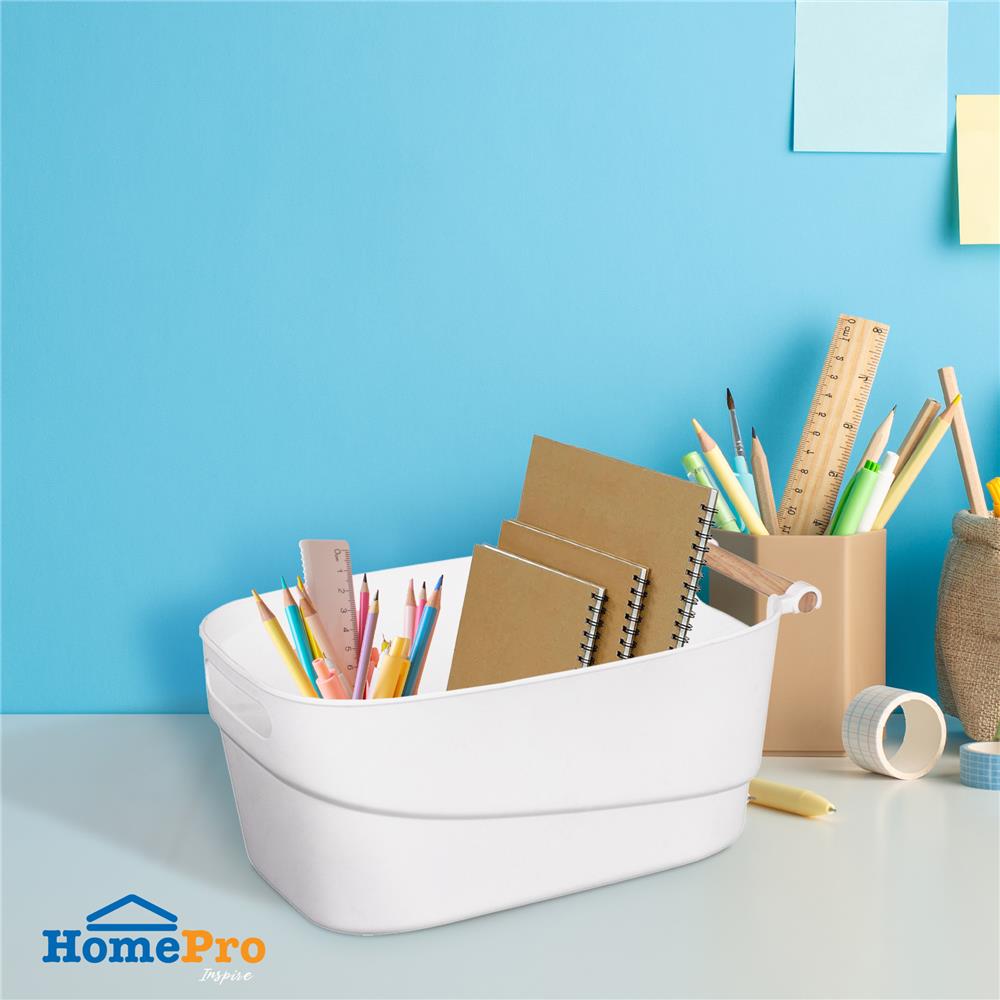 กล่องเก็บของด้ามไม้ KECH 18x33x15 ซม. ไซซ์ M