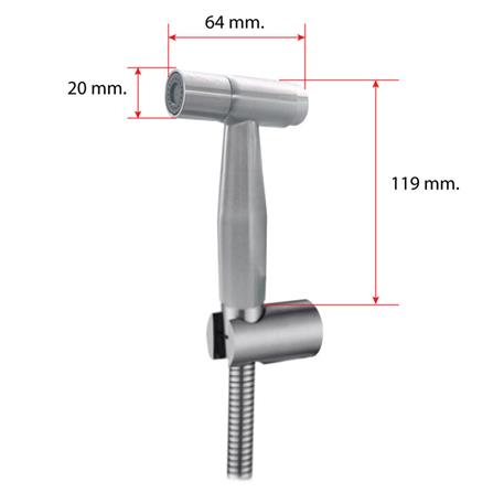 สายฉีดชำระครบชุด LUZERN LS-R333 สเตนเลส_2
