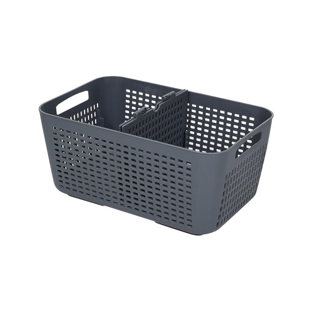 กล่องจัดเก็บในตู้เย็น พร้อมตะกร้าและชั้นแบ่ง 18.5x29x15 ซม. KECH CHILL