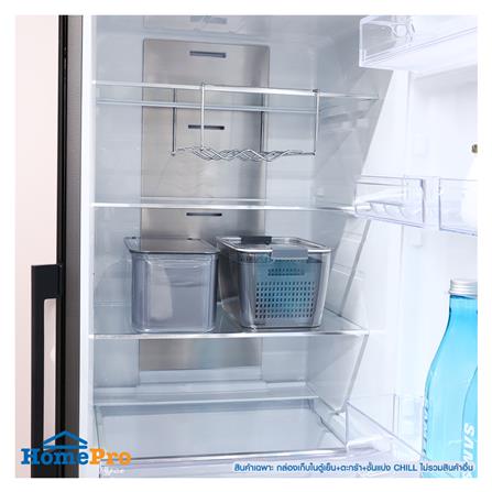 กล่องจัดเก็บในตู้เย็น พร้อมตะกร้าและชั้นแบ่ง 18.5x29x15 ซม. KECH CHILL_5