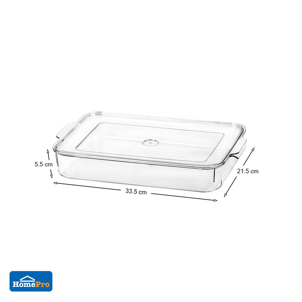 กล่องจัดเก็บในตู้เย็น KECH ICY 21.5x33.5x5.5 ซม.