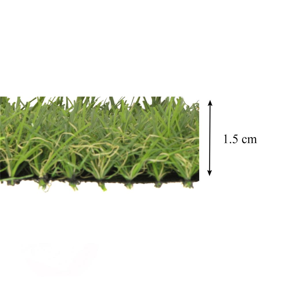หญ้าเทียมม้วนมนิลา SPRING ความสูงหญ้า 15 มม. 2X1 ม.