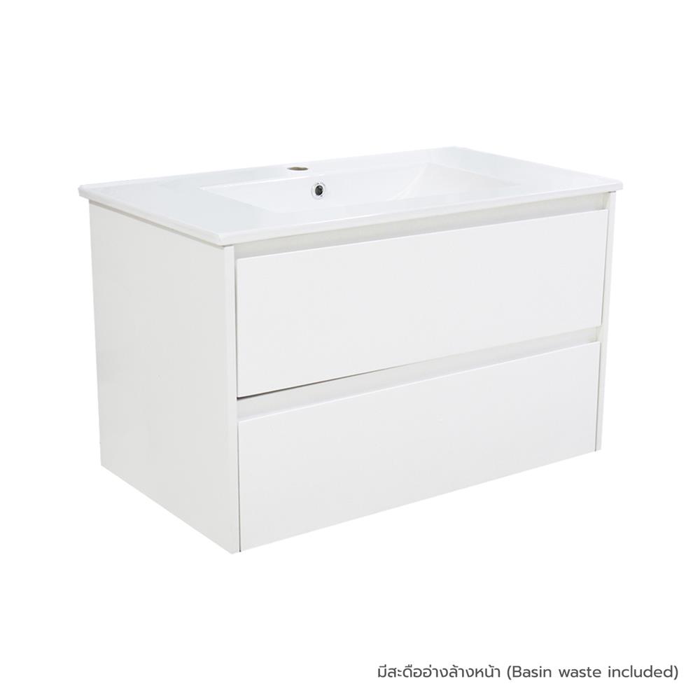 อ่างเคาน์เตอร์ MOYA SHN-113 สีขาว