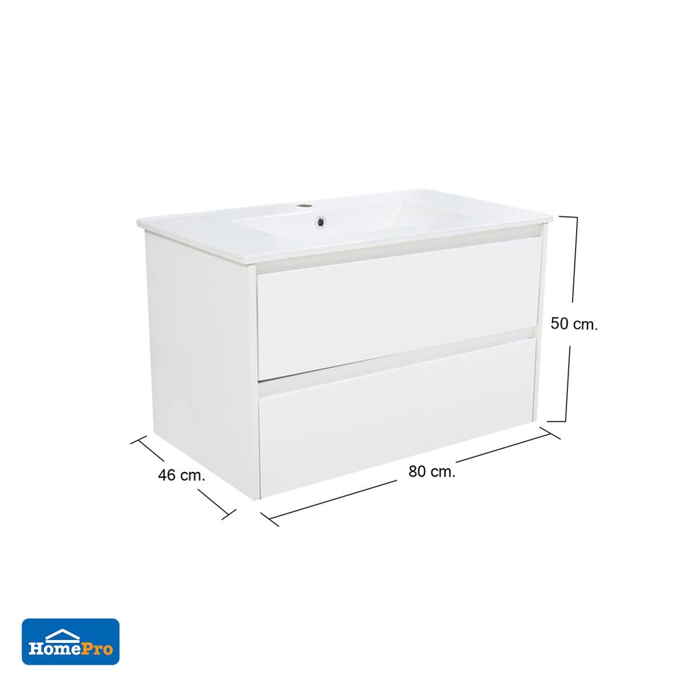 อ่างเคาน์เตอร์ MOYA SHN-113 สีขาว