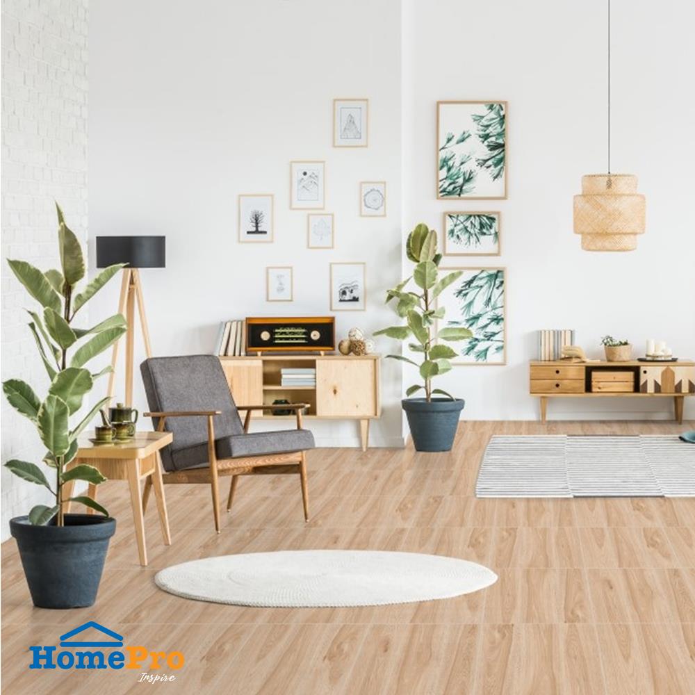 กระเบื้องพื้น 16x16 นิ้ว TARA คาเนีย วู๊ด เบจ PM 0.96 ตร.ม.