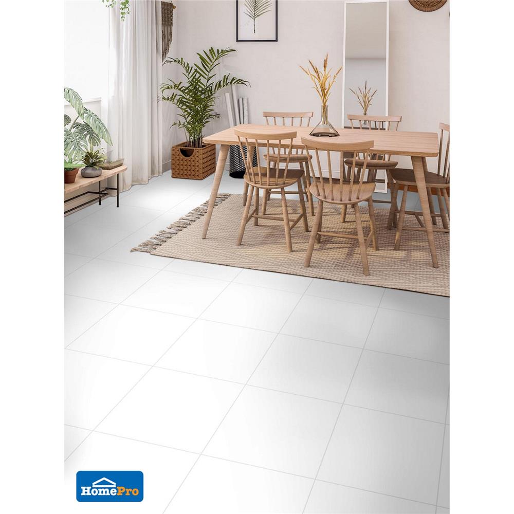 กระเบื้องพื้น 16x16 นิ้ว TARA เบลาเนีย ขาว PM 0.96M2