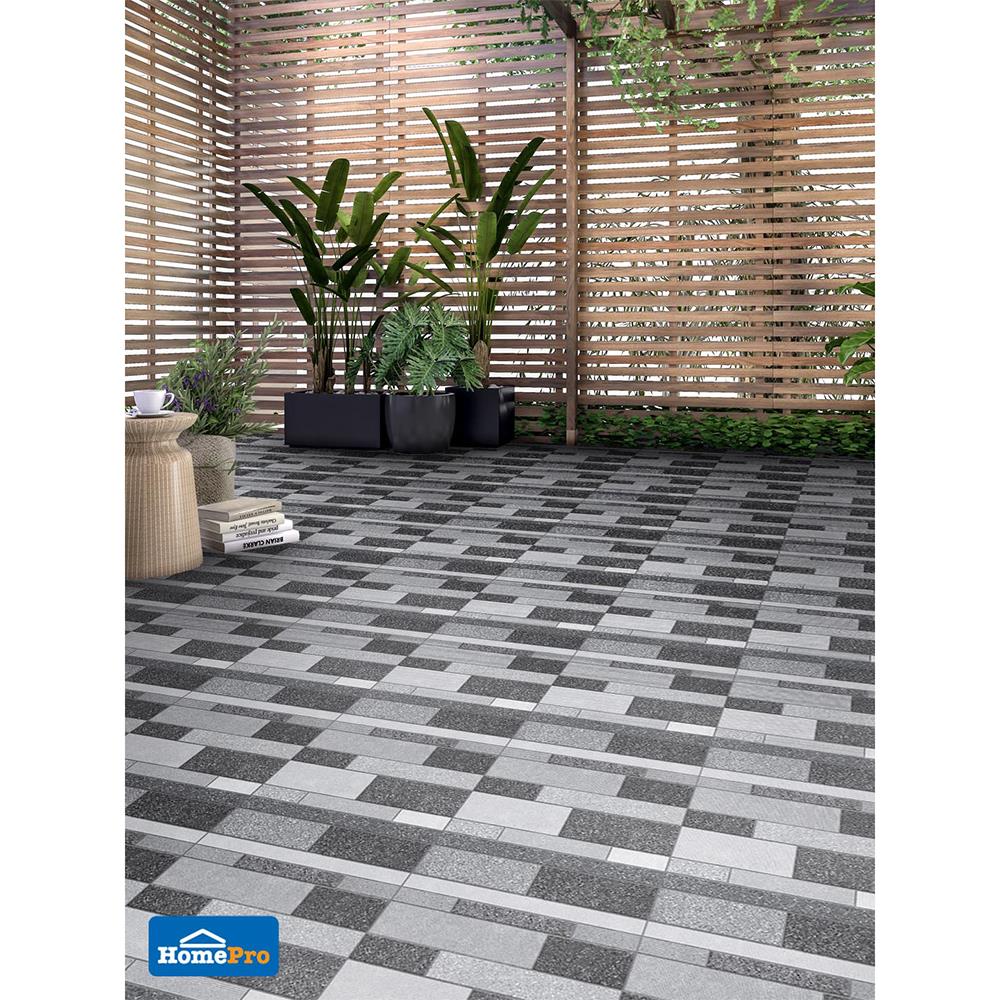 กระเบื้องพื้น 16x16 นิ้ว TARA แอนดูโล่ สโตน เทา PM 0.96M2