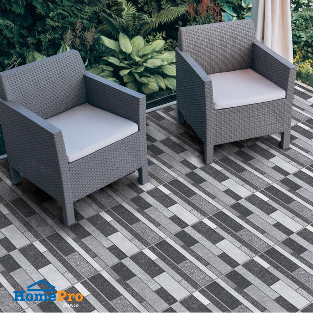 กระเบื้องพื้น 16x16 นิ้ว TARA แอนดูโล่ สโตน เทา PM 0.96M2