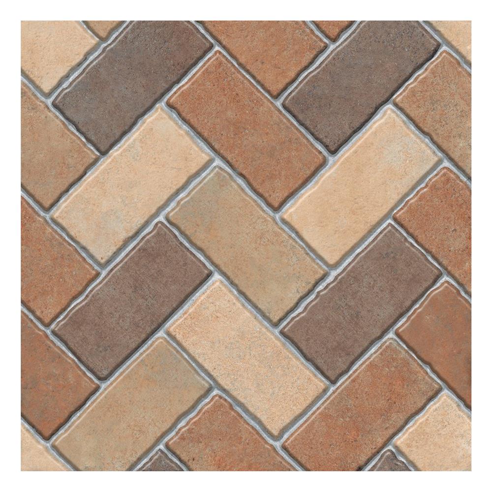 กระเบื้องพื้น 16x16 นิ้ว TARA เททริส สโตน น้ำตาล PM 0.96 ตร.ม._1