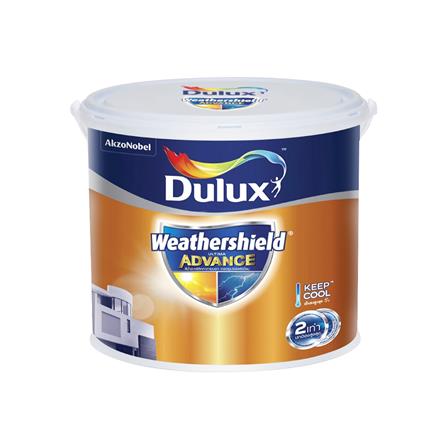 สีน้ำทาภายนอก ชนิดกึ่งเงา DULUX WEATHERSHIELD ULTIMA ADVANCE BASE D สีขาว 1 แกลลอน