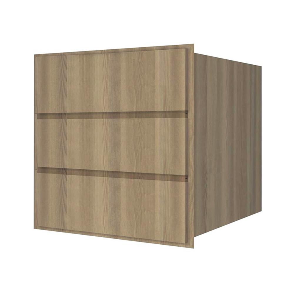 ตู้ลิ้นชัก 3 ชั้น WPC PARAZZO ENZO บานเพ่ 70x60 ซม. สีเนเชอรัลโอ๊ก