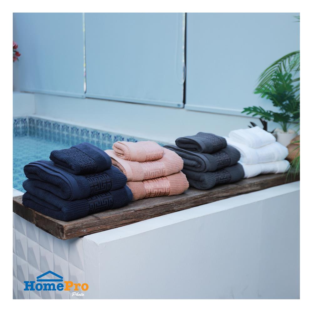 ผ้าขนหนู HOME LIVING STYLE CAMILA 16X32 นิ้ว สีเทา