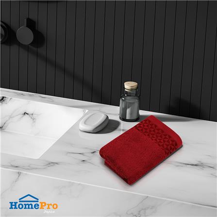 ผ้าขนหนู HOME LIVING STYLE MORGAN 16X32 นิ้ว สี MAROON_7