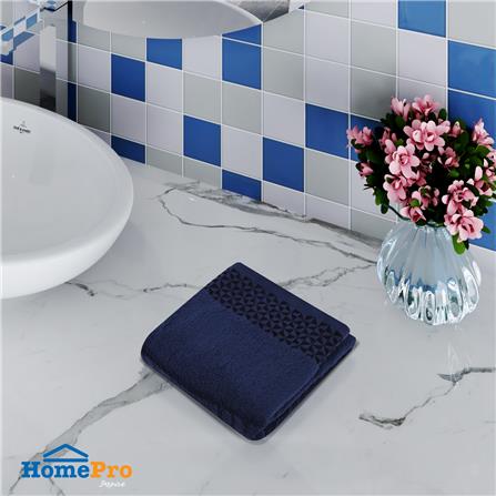 ผ้าขนหนู HOME LIVING STYLE MORGAN NAVY 16X32 นิ้ว สีน้ำเงินเข้ม_5