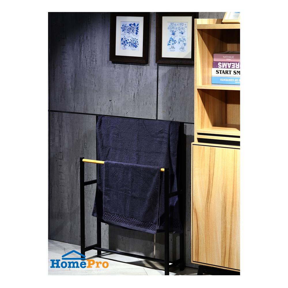 ผ้าขนหนู HOME LIVING STYLE MORGAN 30X60 นิ้ว สีเทาเข้ม