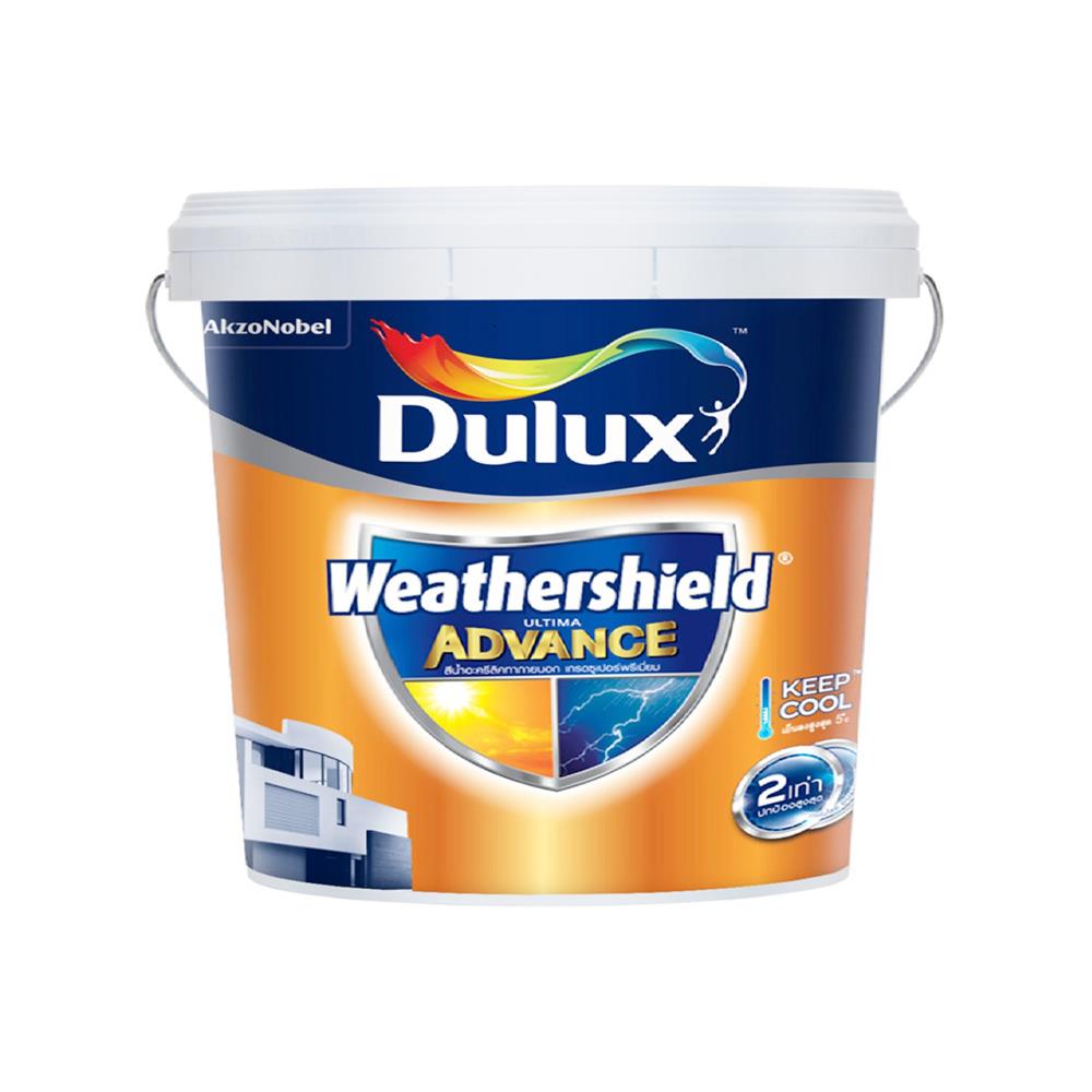 สีน้ำทาภายนอก DULUX WEATHERSHIELD ULTIMA ADVANCE เนียน 5 แกลลอน