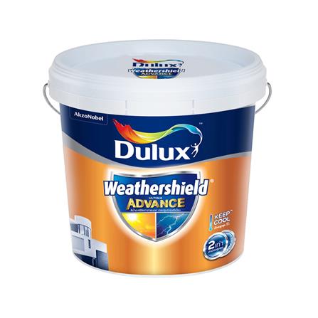 สีน้ำทาภายนอก DULUX WEATHERSHIELD ULTIMA ADVANCE BASE A กึ่งเงา 2.5 แกลลอน