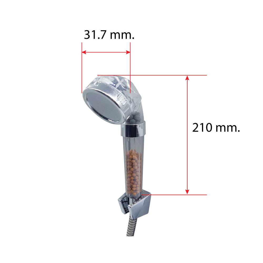 ชุดฝักบัวสายอ่อน 1 ระดับ HOEN รุ่น HOME-001S สีโครม