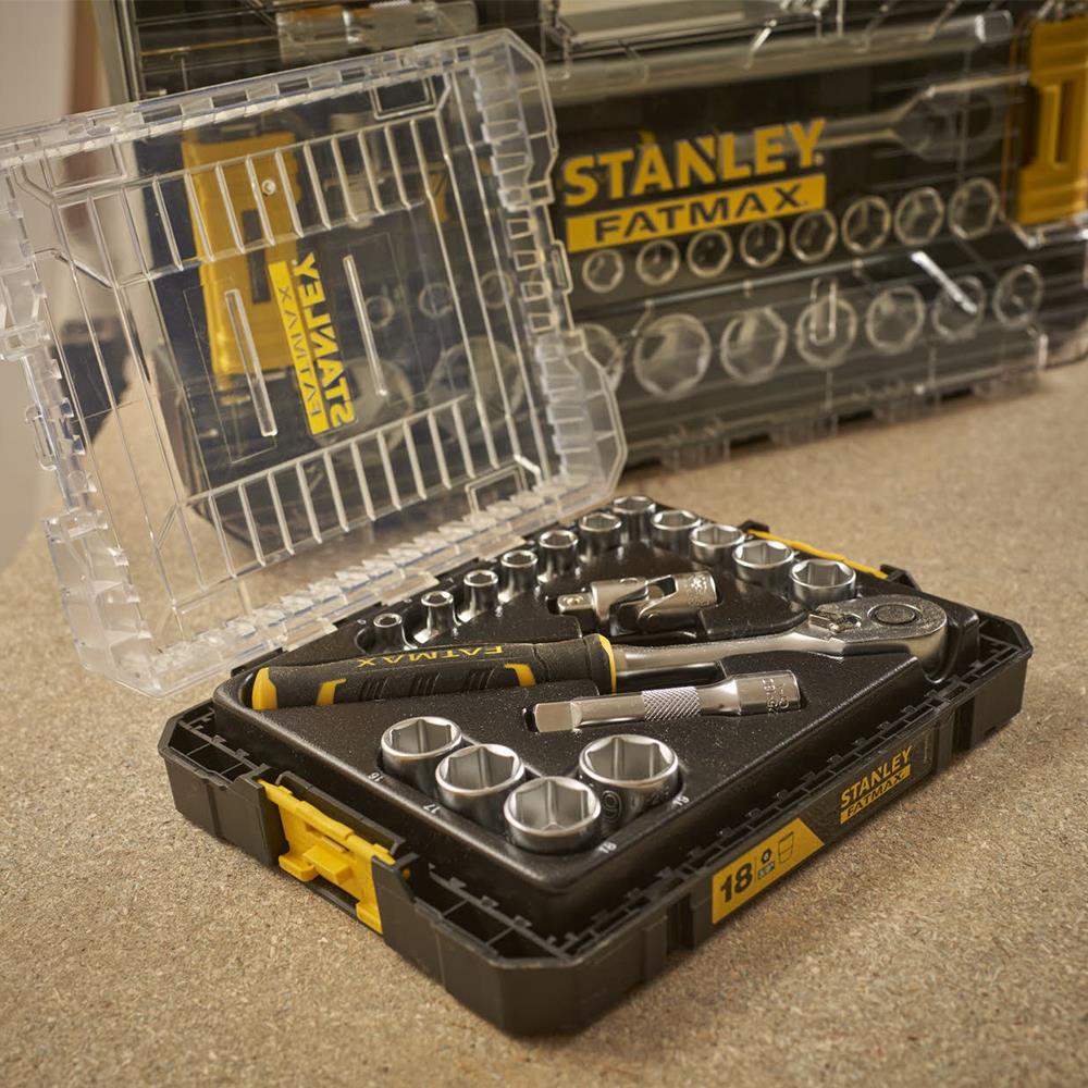 ชุดลูกบ็อกซ์ FATMAX 3/8 นิ้ว แพ็ก 18 ชิ้น