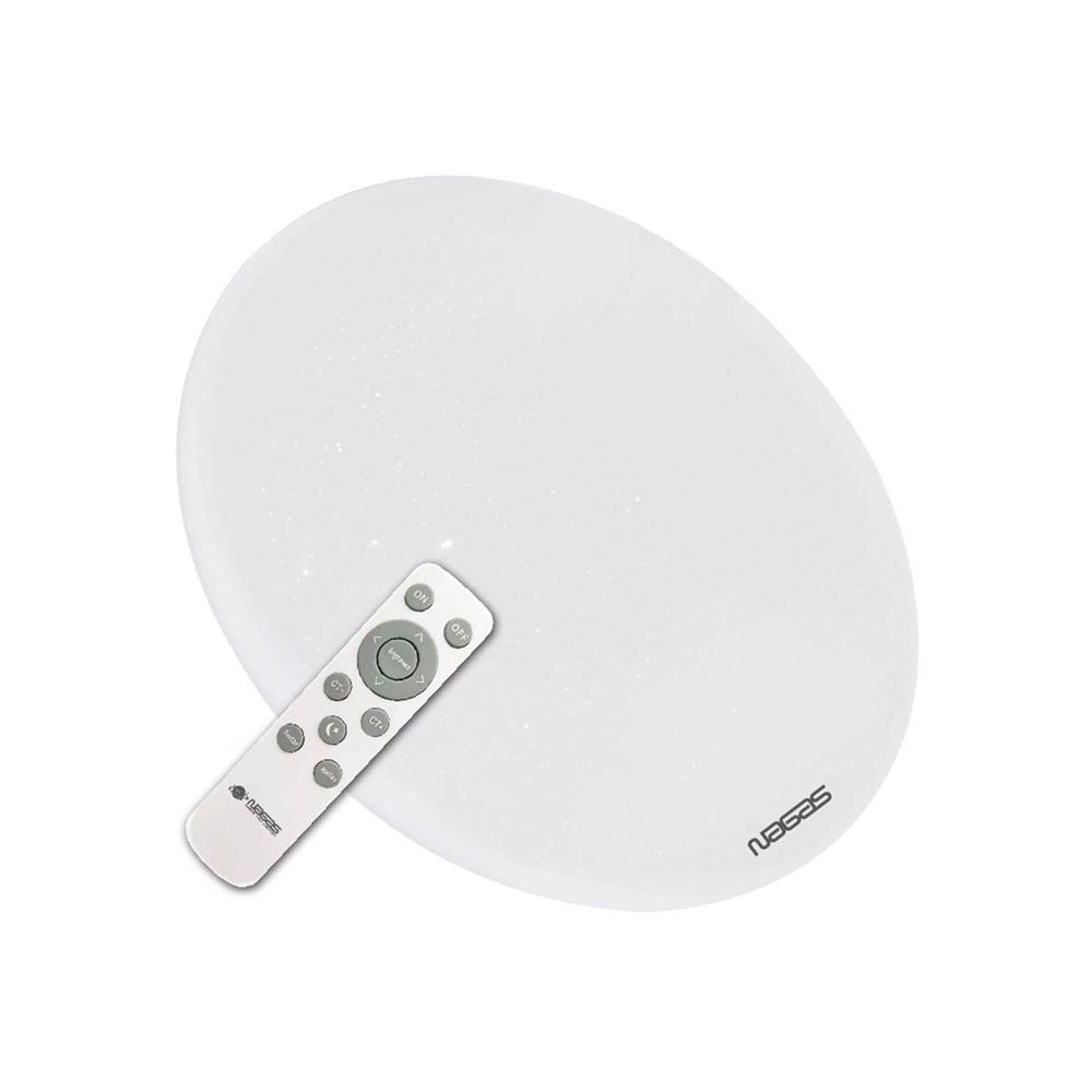 ไฟเพดาน LED NAGAS ECO STAR REMOTE 14 นิ้ว 30 วัตต์ DAYLIGHT/COOL WHITE/WARM WHITE สีขาว