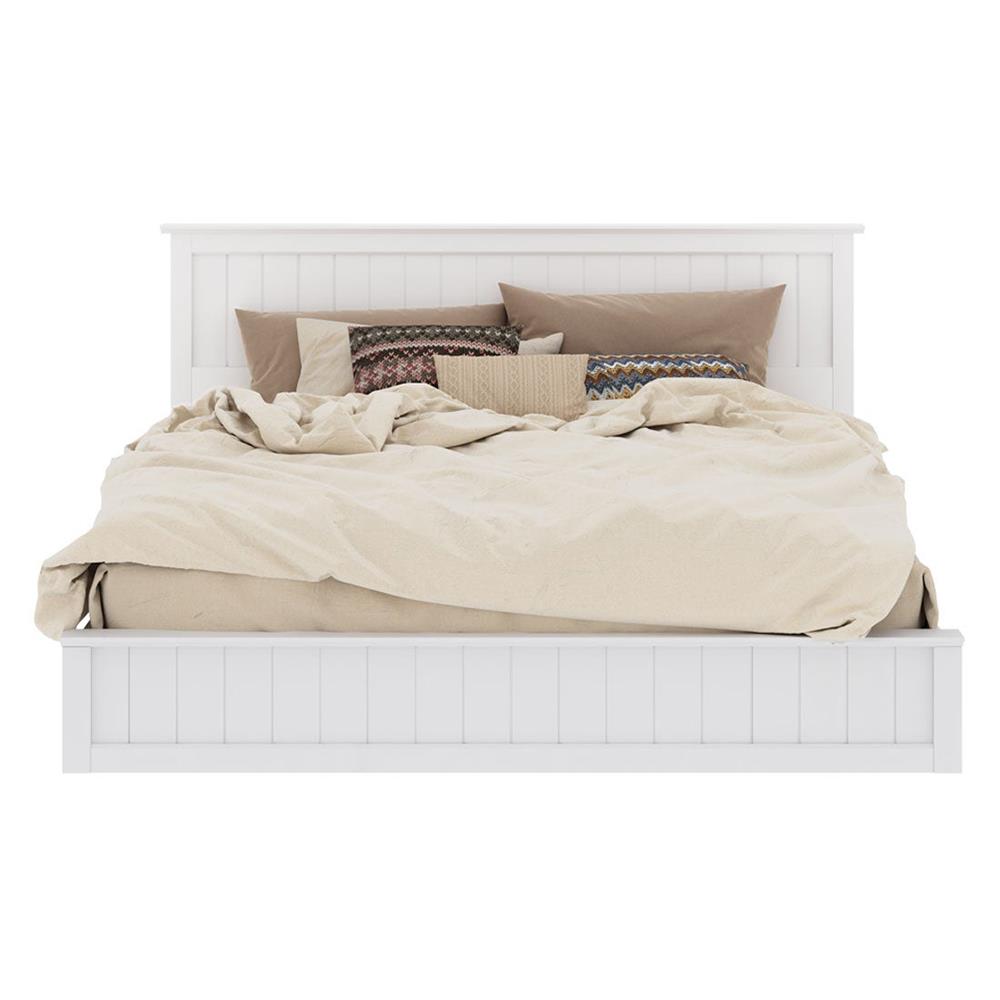 เตียง 6 ฟุต KONCEPT MONETA สีขาว