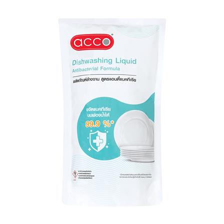 รีฟิลน้ำยาล้างจาน ACCO 550 มล. สูตรแอนตี้แบคทีเรีย แพ็ก 3 ชิ้น_1
