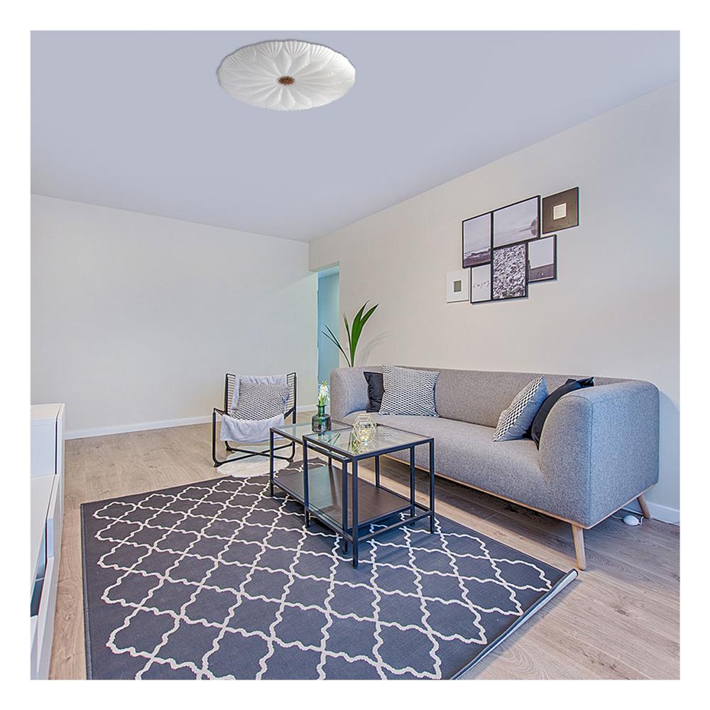 ไฟเพดาน LED NAGAS FIOLAR R01 REMOTE 20 นิ้ว 47 วัตต์ DAYLIGHT/COOL WHITE/WARM WHITE สีขาว