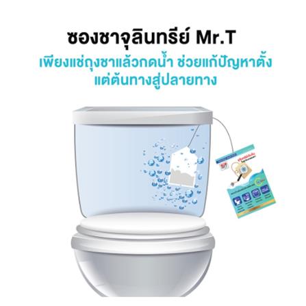 ผงจุลินทรีย์เข้มข้นแบบซองชา สำหรับชักโครก BIONIC 5G_1