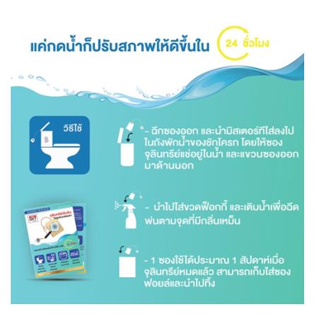 ผงจุลินทรีย์เข้มข้นแบบซองชา สำหรับชักโครก BIONIC 5G_2