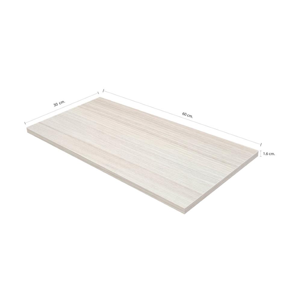 แผ่นชั้นไม้เมลามีน STACKO 60X30X1.6 ซม. สีวอลนัท