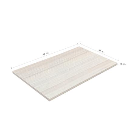 แผ่นชั้นไม้เมลามีน STACKO 60X40X1.6 ซม. สีวอลนัท_4