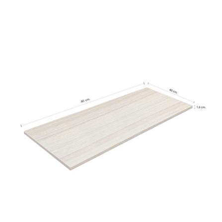 แผ่นชั้นไม้เมลามีน STACKO 80X40X1.6 ซม. สีวอลนัท_4