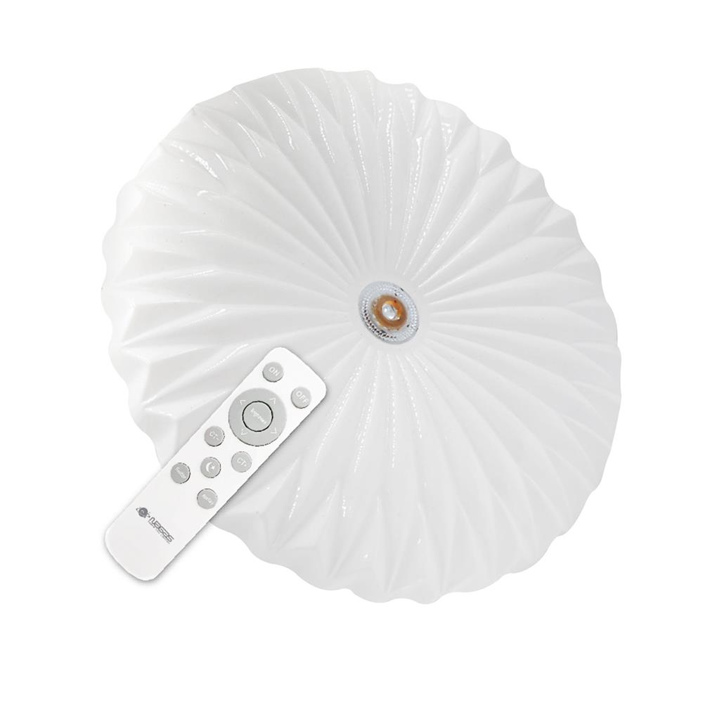 ไฟเพดาน LED NAGAS FIOLAR R02 REMOTE 20 นิ้ว 47 วัตต์ DAYLIGHT/COOL WHITE/WARM WHITE สีขาว