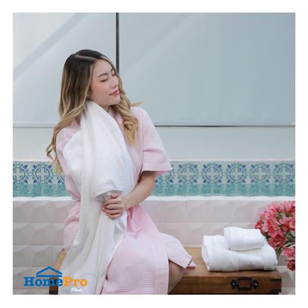 ผ้าขนหนู HOME LIVING STYLE CAMILA 30X60 นิ้ว สีขาว_8