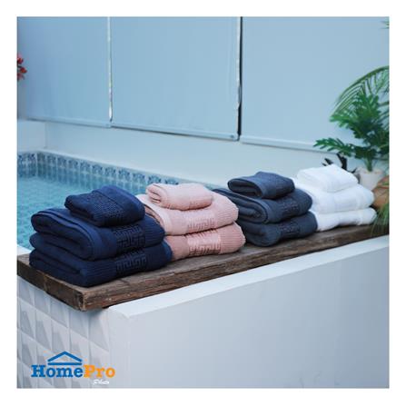 ผ้าขนหนู HOME LIVING STYLE CAMILA 27X54 นิ้ว สีขาว_6