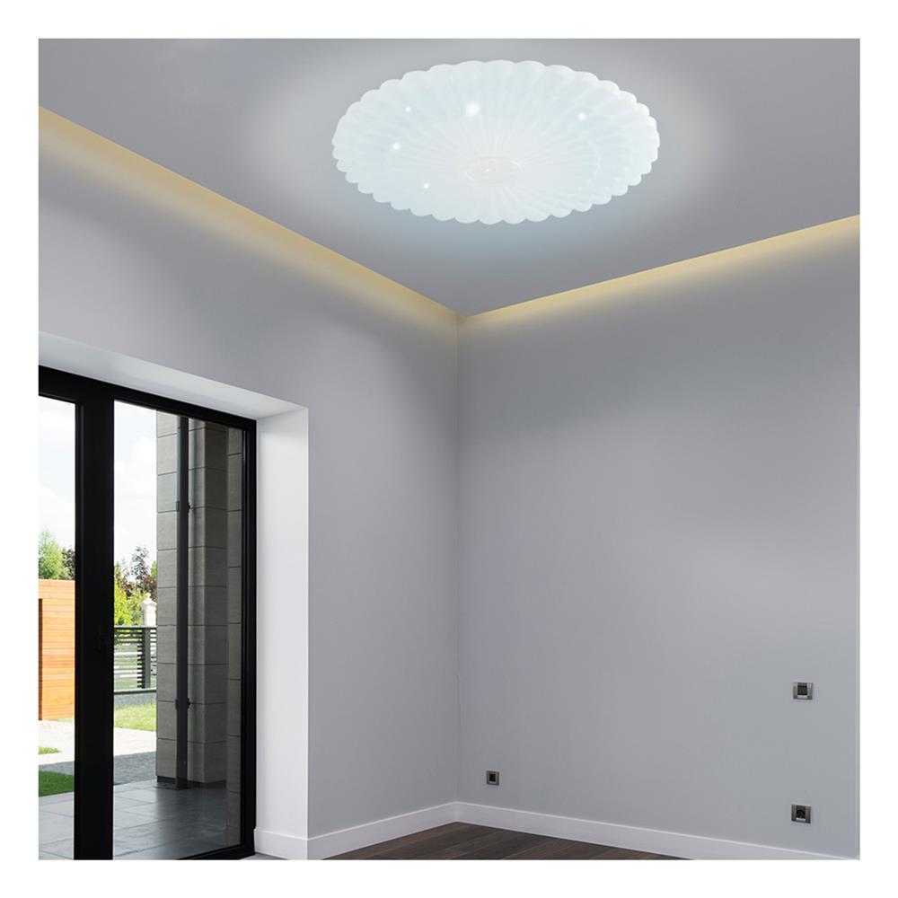 ไฟเพดาน LED NAGAS FIOLAR S04 15 นิ้ว 36 วัตต์ DAYLIGHT/COOL WHITE/WARM WHITE สีขาว