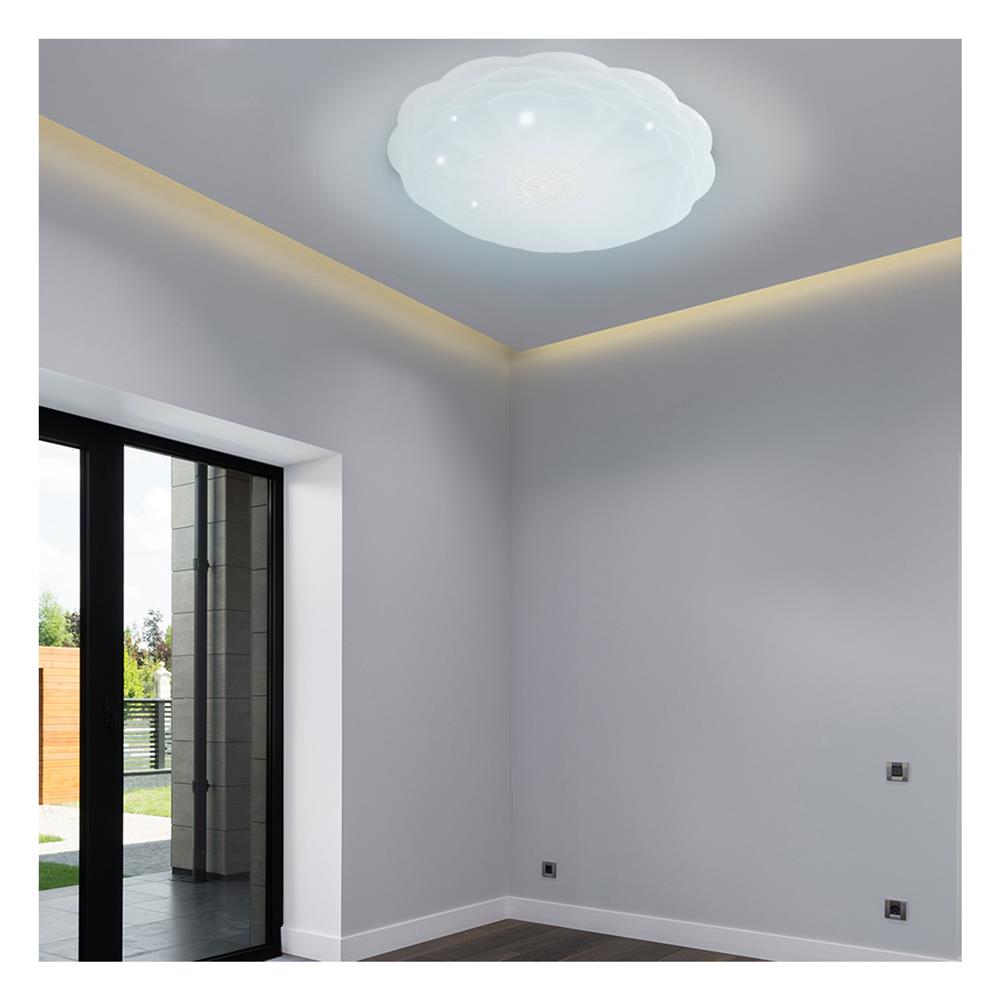 ไฟเพดาน LED NAGAS FIOLAR S03 15 นิ้ว 36 วัตต์ DAYLIGHT/COOL WHITE/WARM WHITE สีขาว