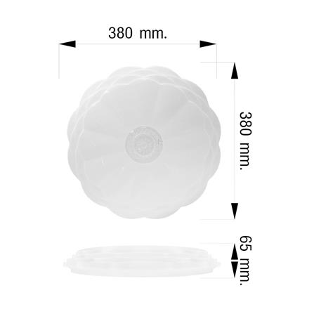 ไฟเพดาน LED NAGAS FIOLAR S03 15 นิ้ว 36 วัตต์ DAYLIGHT/COOL WHITE/WARM WHITE สีขาว_6