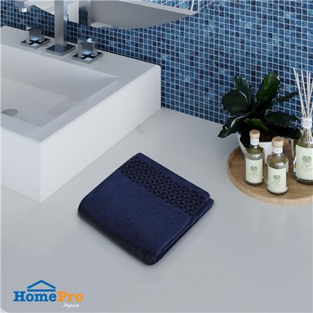 ผ้าขนหนู HOME LIVING STYLE MORGAN 27X54 นิ้ว สีน้ำเงินเข้ม_5