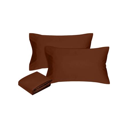 ชุดผ้าปู TOPPER 5 ฟุต 3 ชิ้น ME LIVING RICH สีน้ำตาล_1