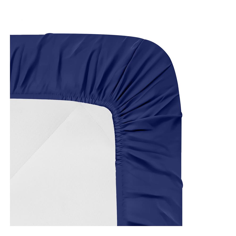 ชุดผ้าปู TOPPER 6 ฟุต 3 ชิ้น ME LIVING RICH สีน้ำเงิน