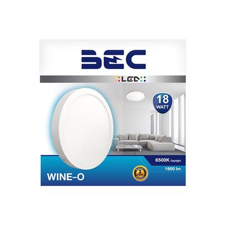 ดาวน์ไลท์ LED BEC WINE-O 8 นิ้ว 18 วัตต์ DAYLIGHT สีขาว_1