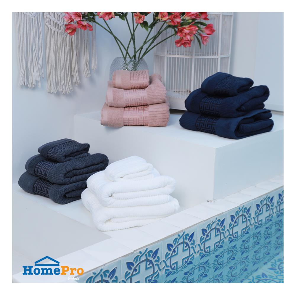 ผ้าขนหนู HOME LIVING STYLE CAMILA 16X32 นิ้ว สีขาว