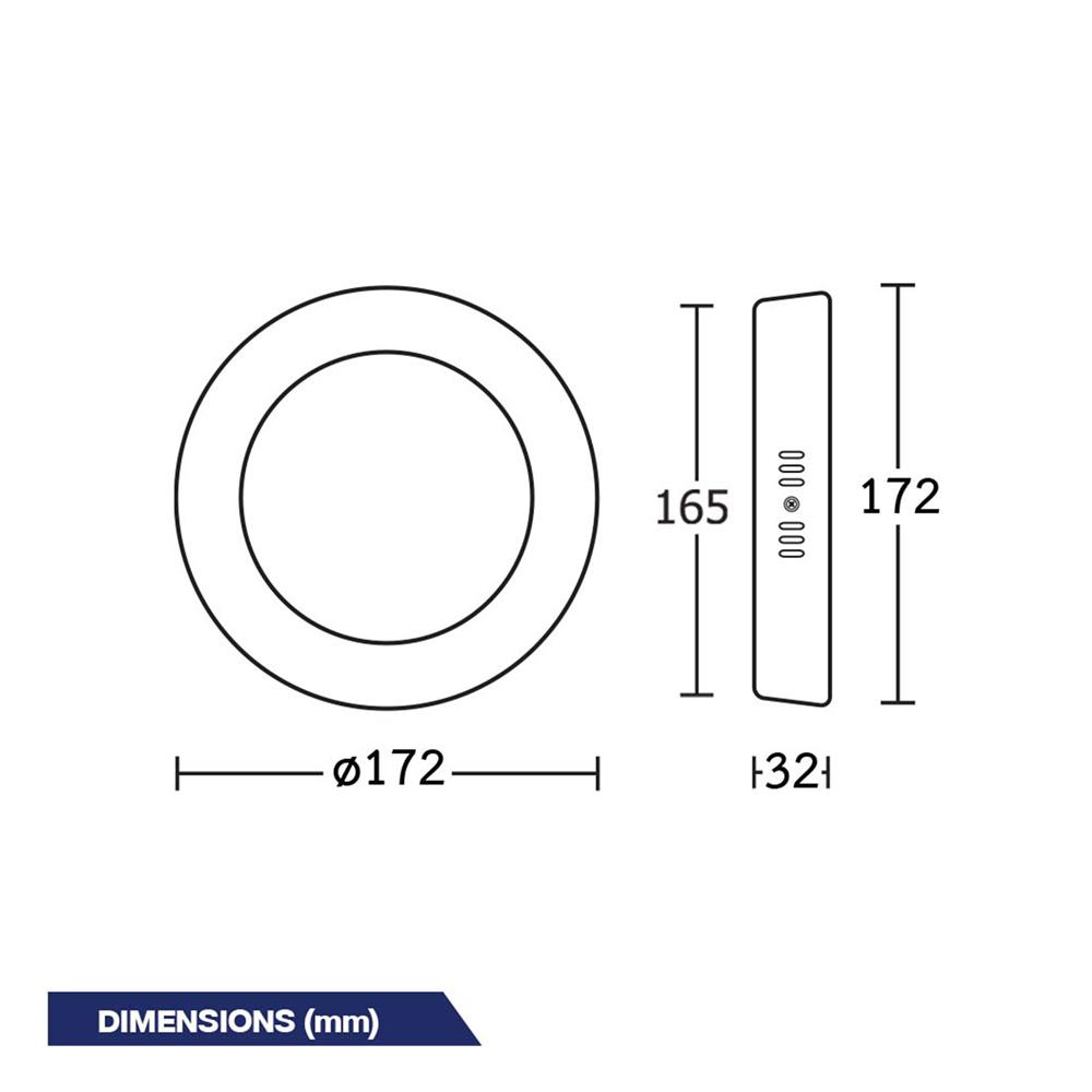 ดาวน์ไลท์ LED BEC WINE-O 6 นิ้ว 12 วัตต์ WARM WHITE สีขาว
