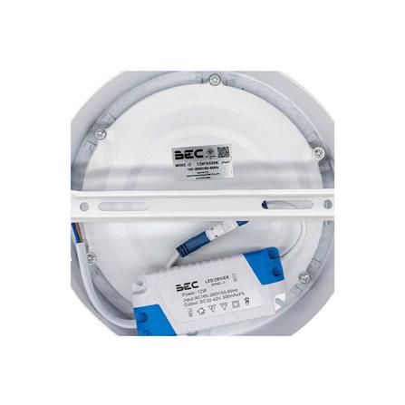 ดาวน์ไลท์ LED BEC WINE-O 6 นิ้ว 12 วัตต์ DAYLIGHT สีขาว_4